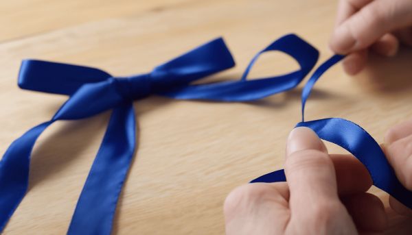 Comment faire un nœud avec du ruban facilement et rapidement
